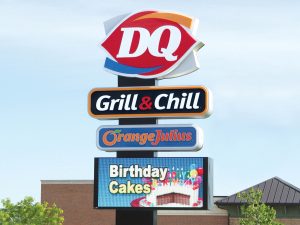 Washington, DC Lighted Signs 0092 Dairy Queen Bendsen Sign Graphics W 19mm 80x176 Bloomington IL 101718 1 300x225